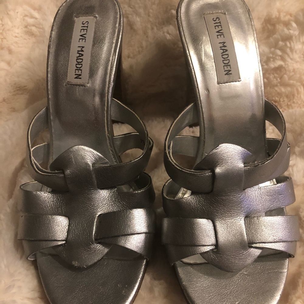 Steve Madden Platform Slides - Picture 2 of 5